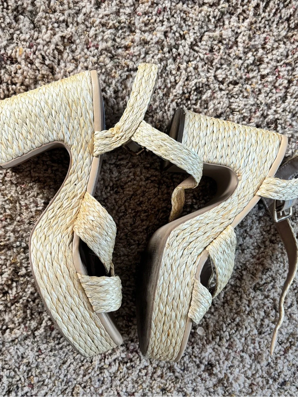 Steve Madden Braided Tan Platform Sandal